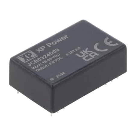 Convertor: DC/DC; 3W; Uintr: 18÷36VDC; Uieş: 9VDC; Uieş2: -9VDC; THT