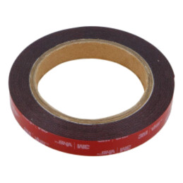 Bandă: de fixare; W: 15mm; L: 5,5m; Thk: 0,6mm; acril; 93°C,max.149°C