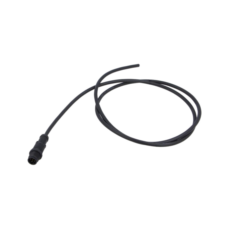 Conector: M12; mufă; tată; în unghi; Placare: aurit; cabluri; PIN: 5