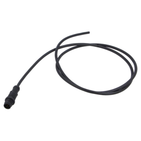 Conector: M12; mufă; tată; în unghi; Placare: aurit; cabluri; PIN: 5