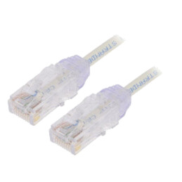Patch cord; TX6-28™,U/UTP; 6; litat; Cu; LSZH; alb; 3m; 28AWG