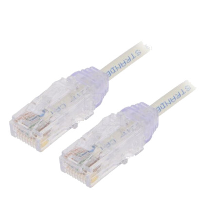 Patch cord; TX6-28™,U/UTP; 6; litat; Cu; LSZH; alb; 3m; 28AWG