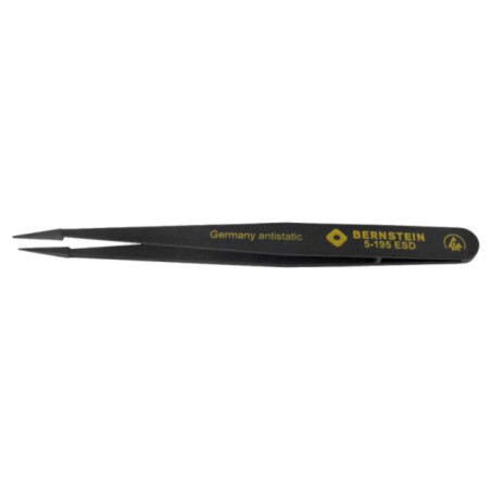 Pensetă; Formă capăt vârf: ascuţită; Lung.pensetă: 120mm; ESD