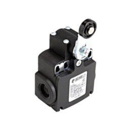 Limitator cursă; manetă R 35mm, rolă din plastic Ø18mm; 10A