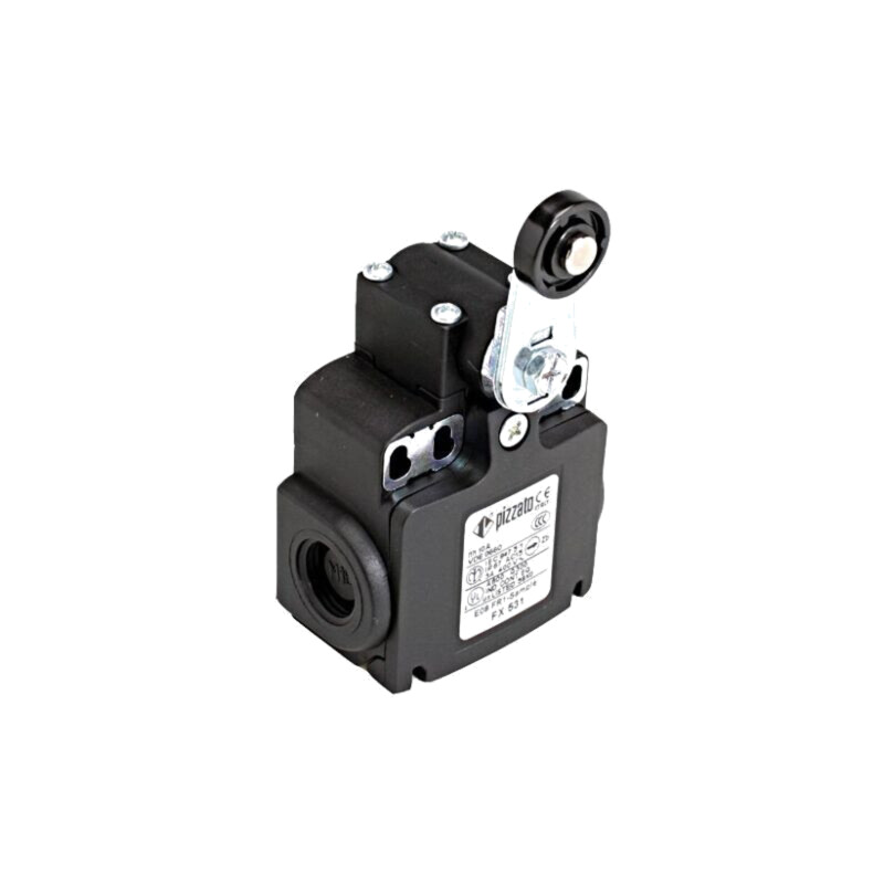 Limitator cursă; manetă R 35mm, rolă din plastic Ø18mm; 10A