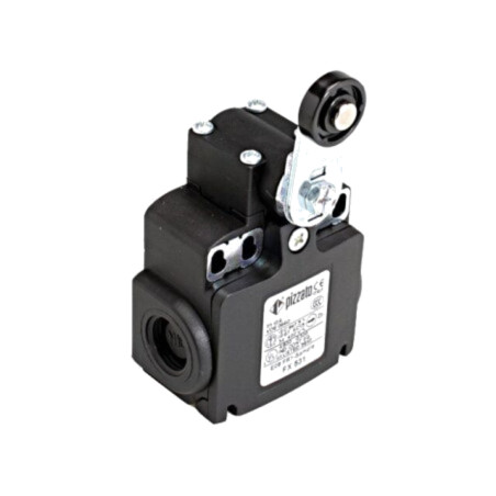 Limitator cursă; manetă R 35mm, rolă din plastic Ø18mm; 10A
