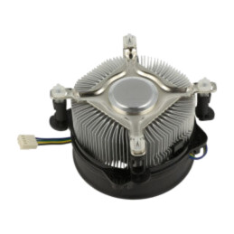 Radiator: extrudat; 12VDC; aluminiu; 96,5m3/h; H: 62,3mm; W: 94,8mm