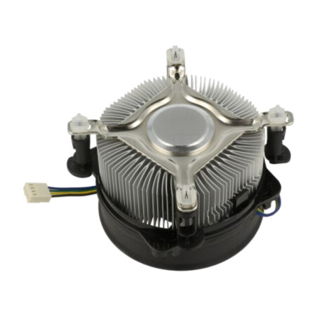 Radiator: extrudat; 12VDC; aluminiu; 96,5m3/h; H: 62,3mm; W: 94,8mm