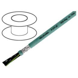 Cablu; F-CY-JZ; 21G1,5mm2; ecranat,tresă de cupru cositorit; PVC