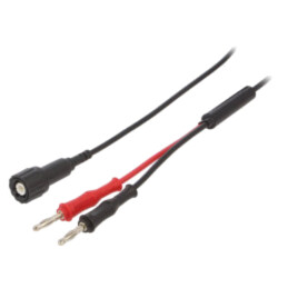 Cablu de măsurare; 70VDC; 3A; BNC mufă,mufă banană 4mm x2; Z: 50Ω