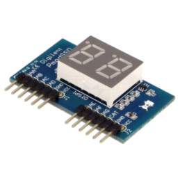 Modul Pmod; placă prototip; LED; cu 7 segmente x2; afişaj