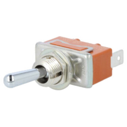 Comutator: basculant; Poz: 2; SPDT; ON-(ON); 15A/250VAC; 15A/30VDC