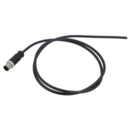 Conector: M12; mufă; tată; drept; Placare: aurit; cabluri; PIN: 5
