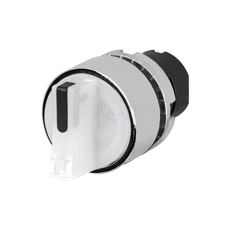 Comutator: rotativ; 22mm; Poz.i stab: 2; albă; IP65; proeminent Comutator: rotativ; 22mm; Poz.i stab: 2; albă; IP65; proeminent