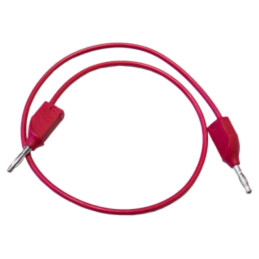 Cablu de măsurare; 20A; mufă banană 4 mm,din ambele părţi
