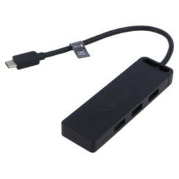 Hub USB; OTG,USB 3.0,USB 3.1; PnP; neagră; Număr porturi: 5; 0,15m