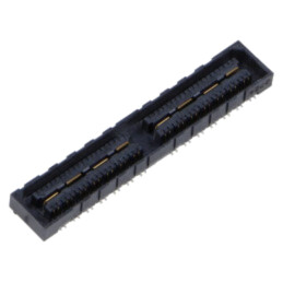 Conector: PCB-PCB; mamă; PIN: 56; 0,8mm; QSE; aurit; SMT; soclu; 2A