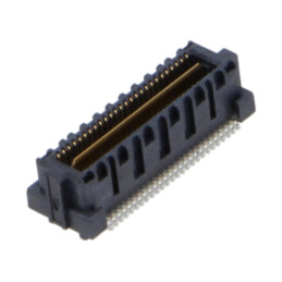 Conector: PCB-PCB; tată; PIN: 52; 0,635mm; QMS; aurit; SMT; soclu