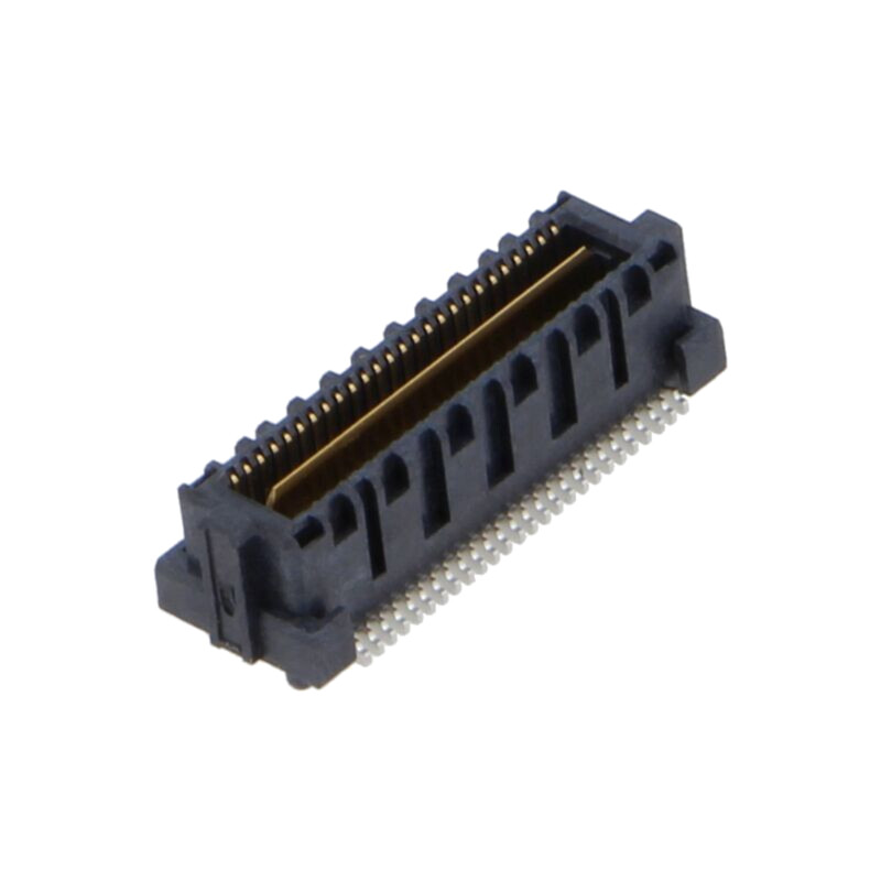 Conector: PCB-PCB; tată; PIN: 52; 0,635mm; QMS; aurit; SMT; soclu Conector: PCB-PCB; tată; PIN: 52; 0,635mm; QMS; aurit; SMT; soclu