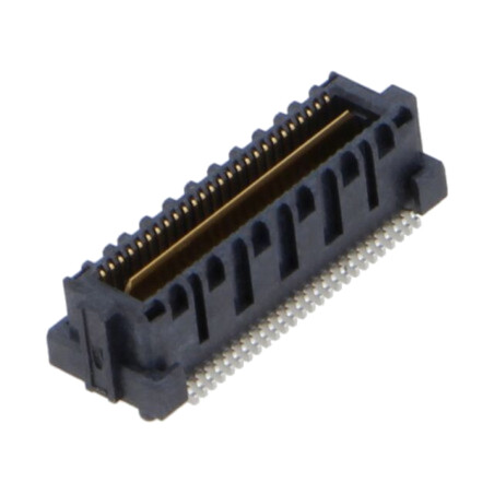 Conector: PCB-PCB; tată; PIN: 52; 0,635mm; QMS; aurit; SMT; soclu