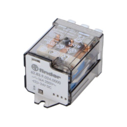 Releu: electromagnetic; 3PDT; 24VDC; Icontacte max: 30A; pe panou