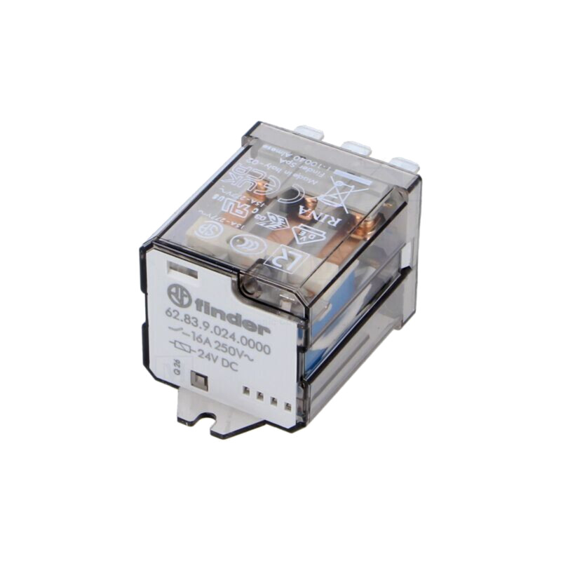 Releu: electromagnetic; 3PDT; 24VDC; Icontacte max: 30A; pe panou