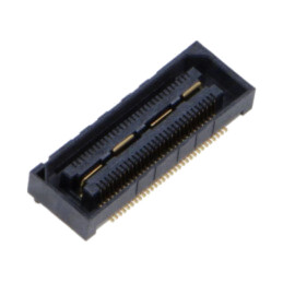 Conector: PCB-PCB; mamă; PIN: 60; 0,5mm; QSH; aurit; SMT; soclu; 2A