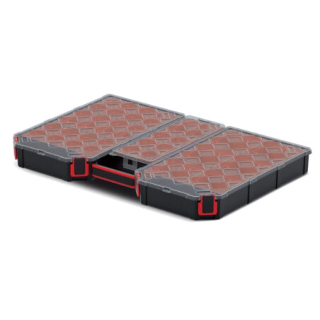 Container: colectiv; cu cutii; neagră; Culoare capac: transparent