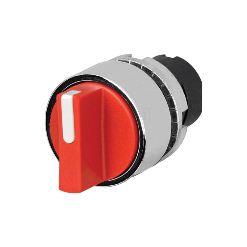 Comutator: rotativ; 22mm; Poz.i stab: 2; roşie; fără; IP65; 46; Poz: 2