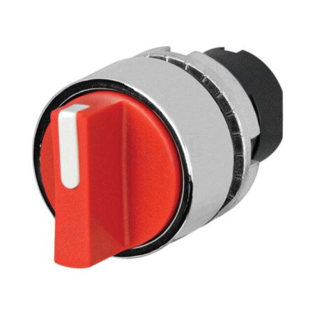 Comutator: rotativ; 22mm; Poz.i stab: 2; roşie; fără; IP65; 46; Poz: 2