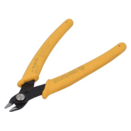 Cleşti; pt.tăiere,miniatură,curbaţi; 160mm; faţetă mică