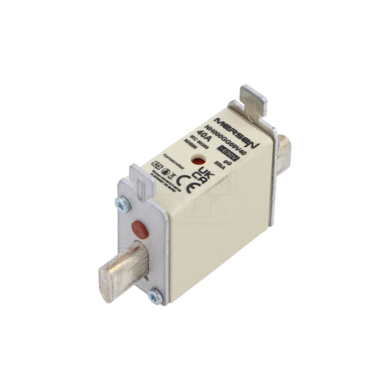 Siguranţă: siguranţă; gG; 40A; 690VAC; 250VDC; ceramică,industrial