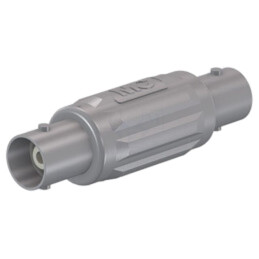Adaptor BNC; cuplă; gri