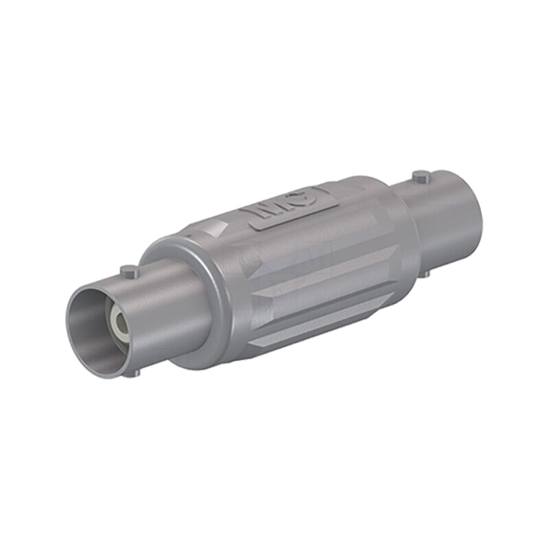Adaptor BNC; cuplă; gri