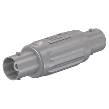 Adaptor BNC; cuplă; gri
