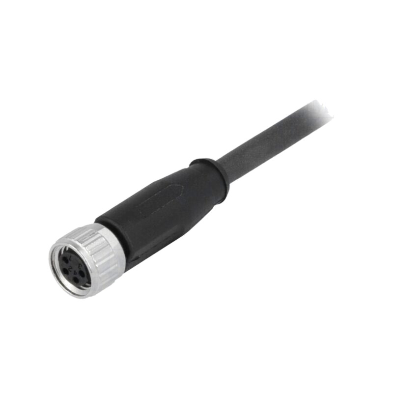 Conector: M8; mamă; PIN: 4; drept; cu cablu; mufă; 1,5m