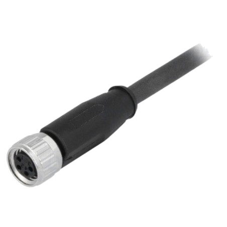 Conector: M8; mamă; PIN: 4; drept; cu cablu; mufă; 1,5m