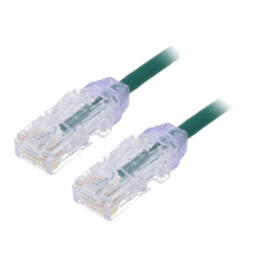 Patch cord; TX6-28™,U/UTP; 6; litat; Cu; LSZH; verde; 2m; 28AWG