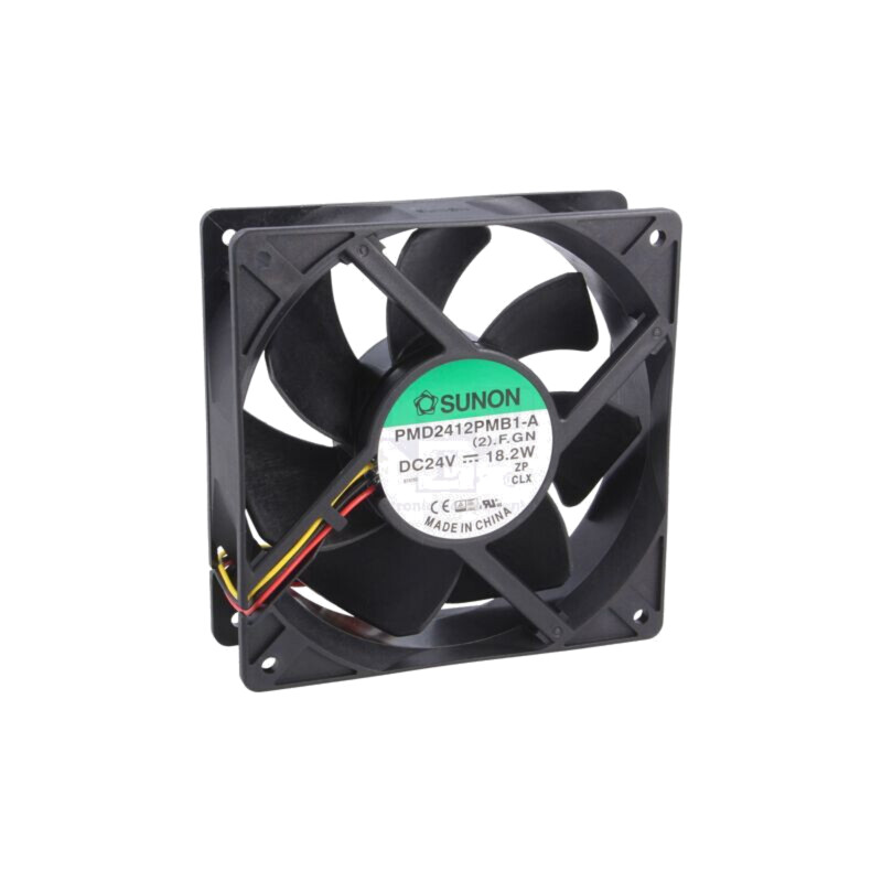 Ventilator: DC; axial; 24VDC; 120x120x38mm; 322,8m3/h; 54dBA; bilă