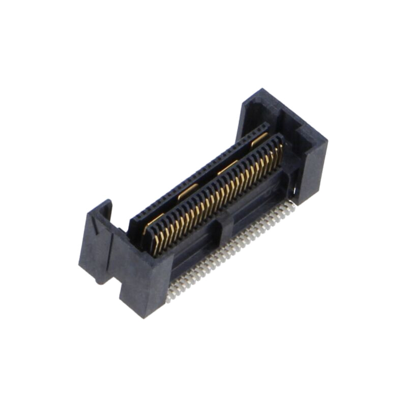 Conector: PCB-PCB; mamă; PIN: 52; 0,635mm; QFS; aurit; SMT; soclu Conector: PCB-PCB; mamă; PIN: 52; 0,635mm; QFS; aurit; SMT; soclu