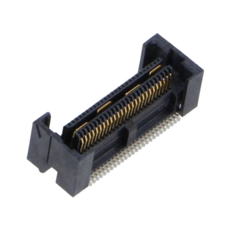Conector: PCB-PCB; mamă; PIN: 52; 0,635mm; QFS; aurit; SMT; soclu