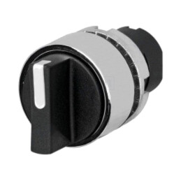 Comutator: rotativ; 22mm; Poz.i stab: 2; neagră; fără; IP65; 46
