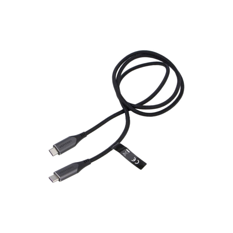 Cablu; USB 3.1; USB C mufă,din ambele părţi; nichelat; 1m; negru Cablu; USB 3.1; USB C mufă,din ambele părţi; nichelat; 1m; negru