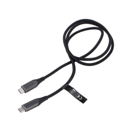 Cablu; USB 3.1; USB C mufă,din ambele părţi; nichelat; 1m; negru