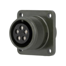 Conector: circular; soclu; PIN: 5; mamă; lipire; MS/DS; argintat; 13A