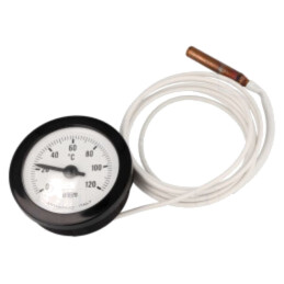 Senzor: termometru cu capilar; Dimensiuni ext: Ø52x22mm