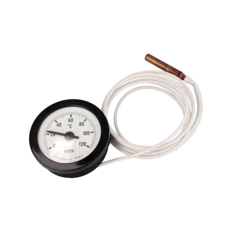 Senzor: termometru cu capilar; Dimensiuni ext: Ø52x22mm