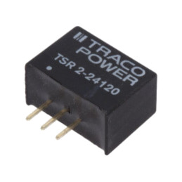 Convertor: DC/DC; Uintr: 15÷36VDC; Uieş: 12VDC; Iieş: 2A; SIP3; TSR2