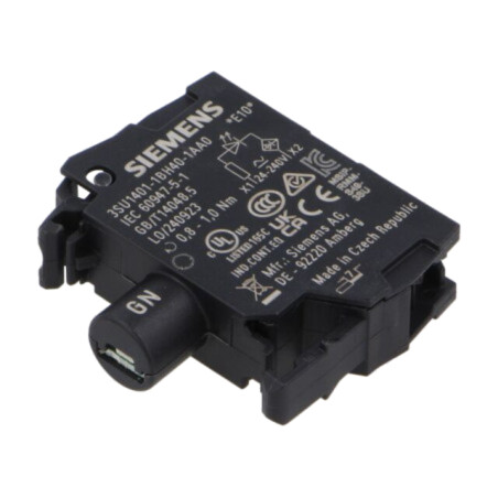 Element de iluminare; 22mm; 3SU1.5; -25÷70°C; Ilum: LED; frontală