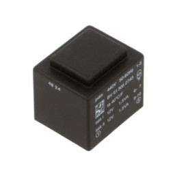 Transformator: încapsulat; 3VA; 440VAC; 12V; 12V; 125mA; 125mA; PCB